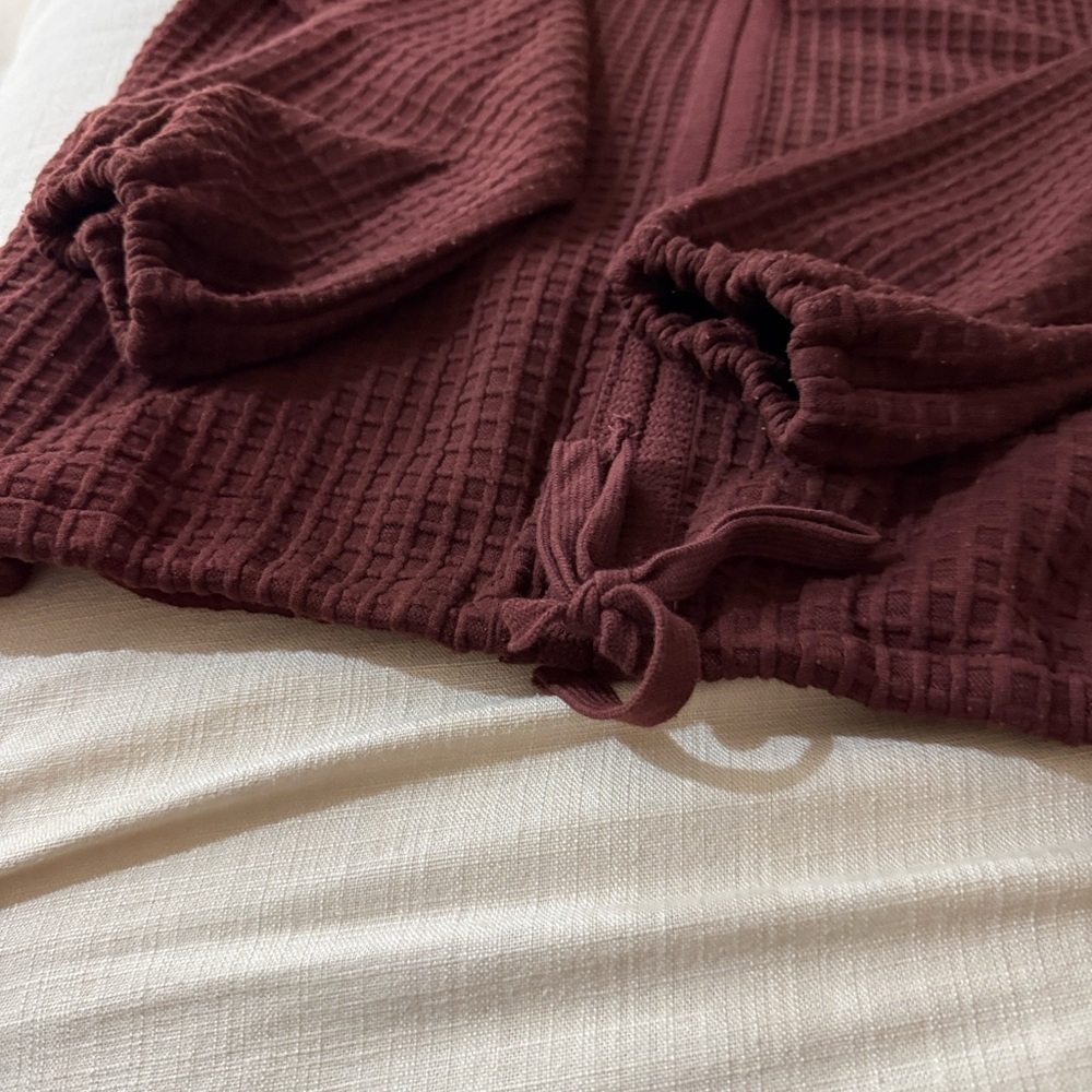Max Studio Wine Red Women's Top